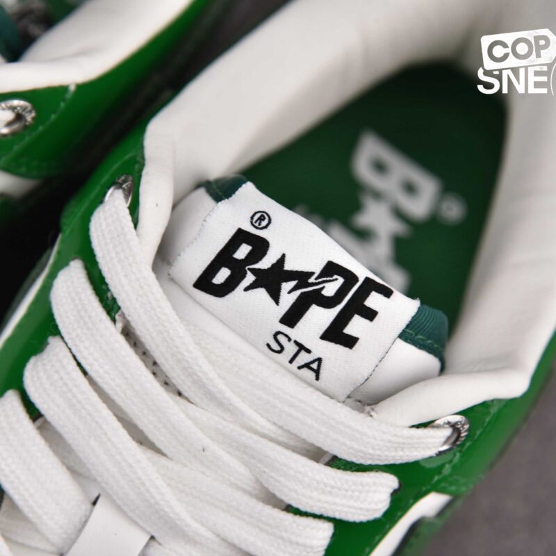 Giày A Bathing Ape Bape Sta Low Green Best Quality