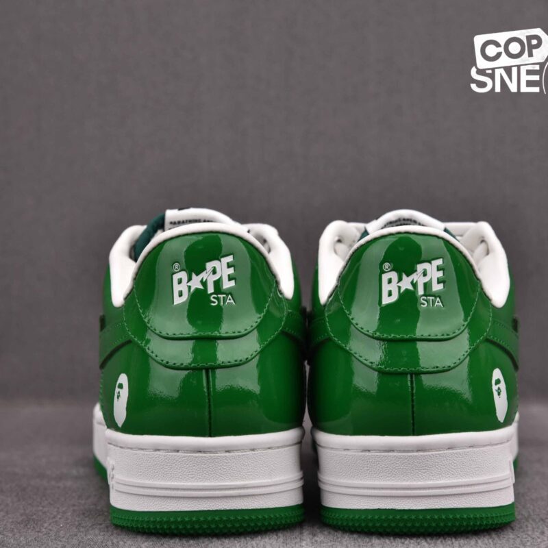 Giày A Bathing Ape Bape Sta Low Green Best Quality