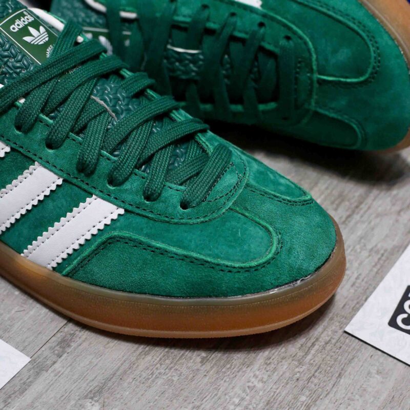 Giày Adidas Gazelle Indoor Collegiate Green Gum Like Auth