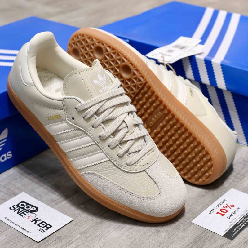 Giày Adidas Samba OG ‘Beige’ Like Auth