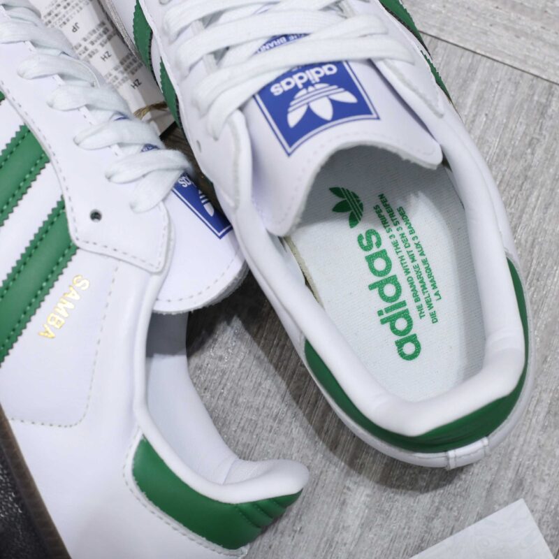 Giày Adidas Samba OG ‘White Green’ Like Auth