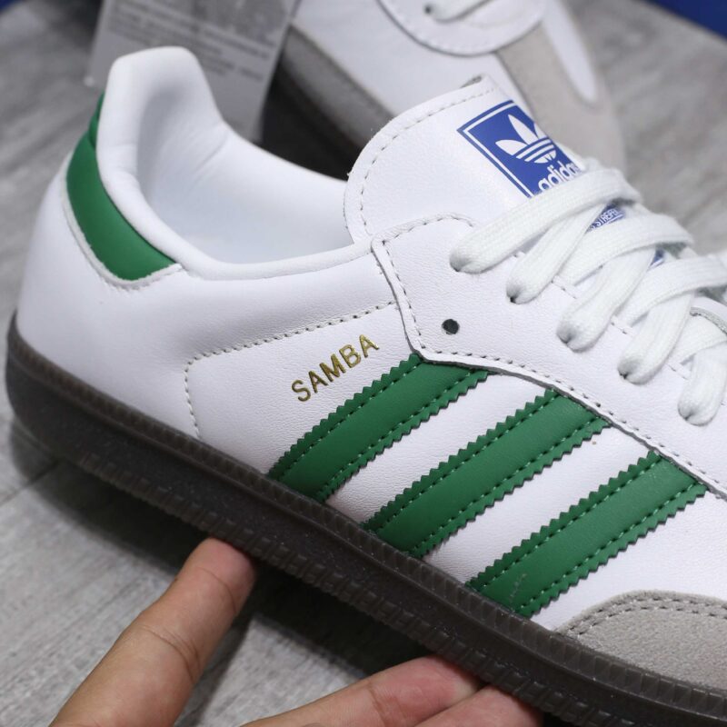 Giày Adidas Samba OG ‘White Green’ Like Auth