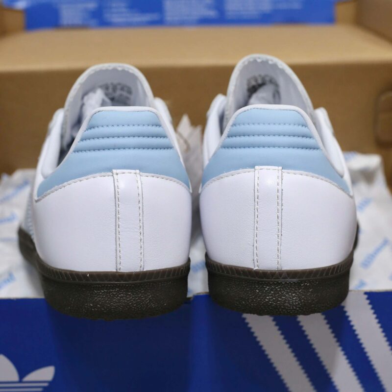 Giày Adidas Samba OG ‘White Halo Blue Gum’ Like Auth