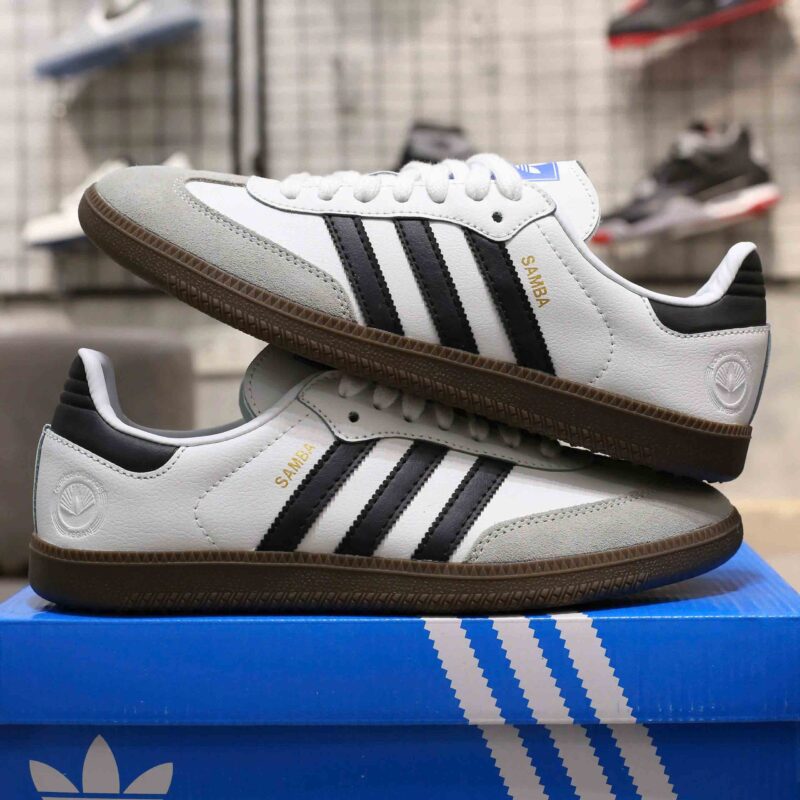 Giày Adidas Samba Vegan ‘White Black’ Like Auth