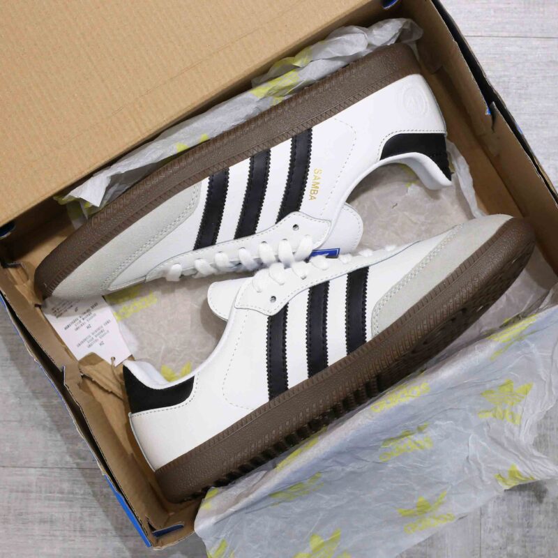 Giày Adidas Samba Vegan ‘White Black’ Like Auth