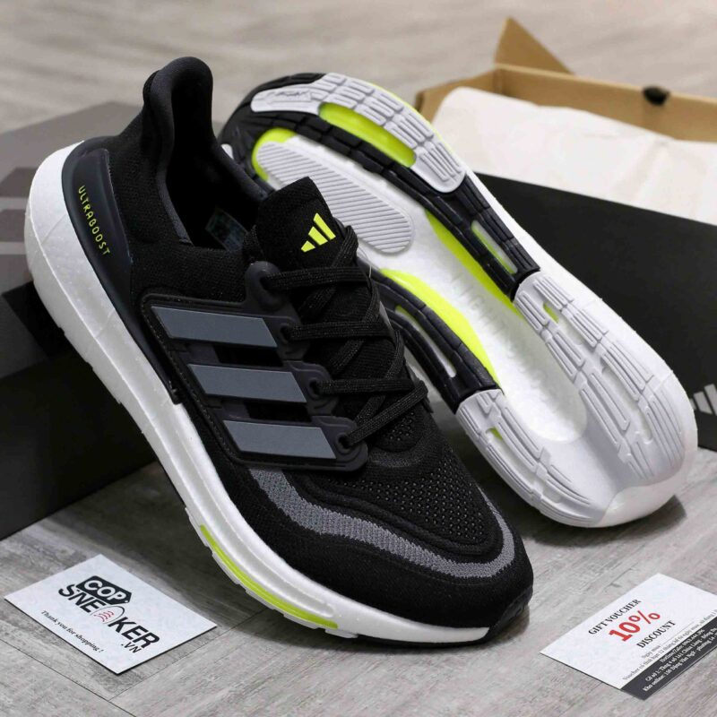 Giày adidas Ultra Boost Light Core Black Volt Like Auth