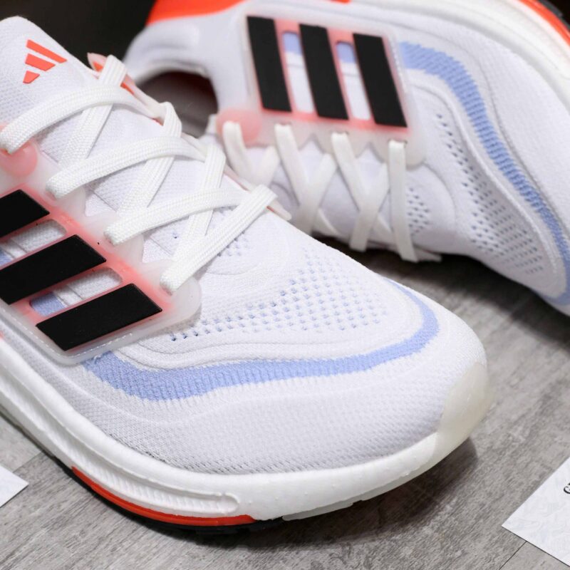 Giày adidas Ultra Boost Light White Black Solar Red Like Auth