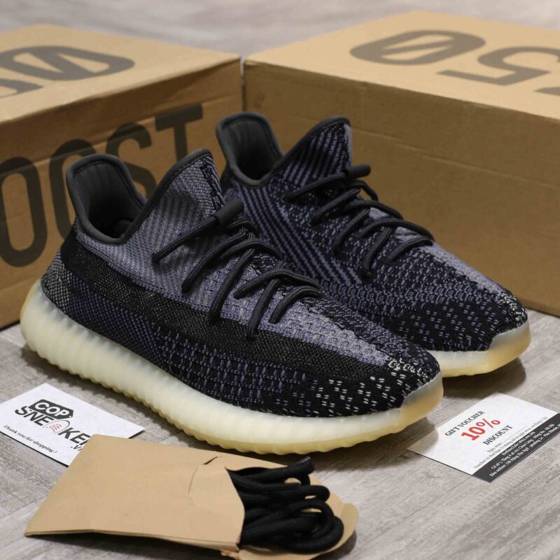 Giày Adidas Yeezy Boost 350 V2 'Carbon' Like Auth