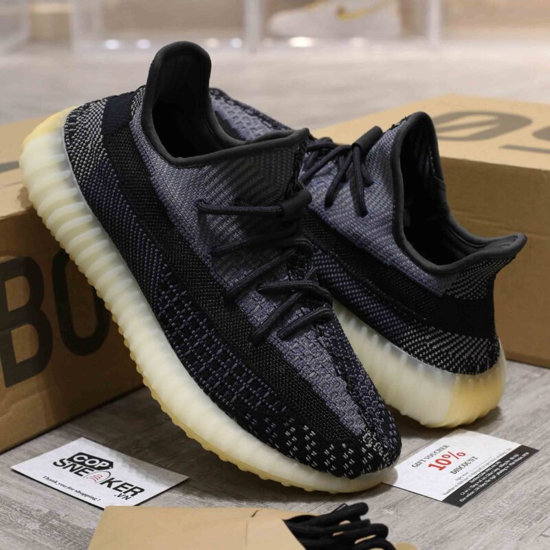 Giày Adidas Yeezy Boost 350 V2 'Carbon' Like Auth