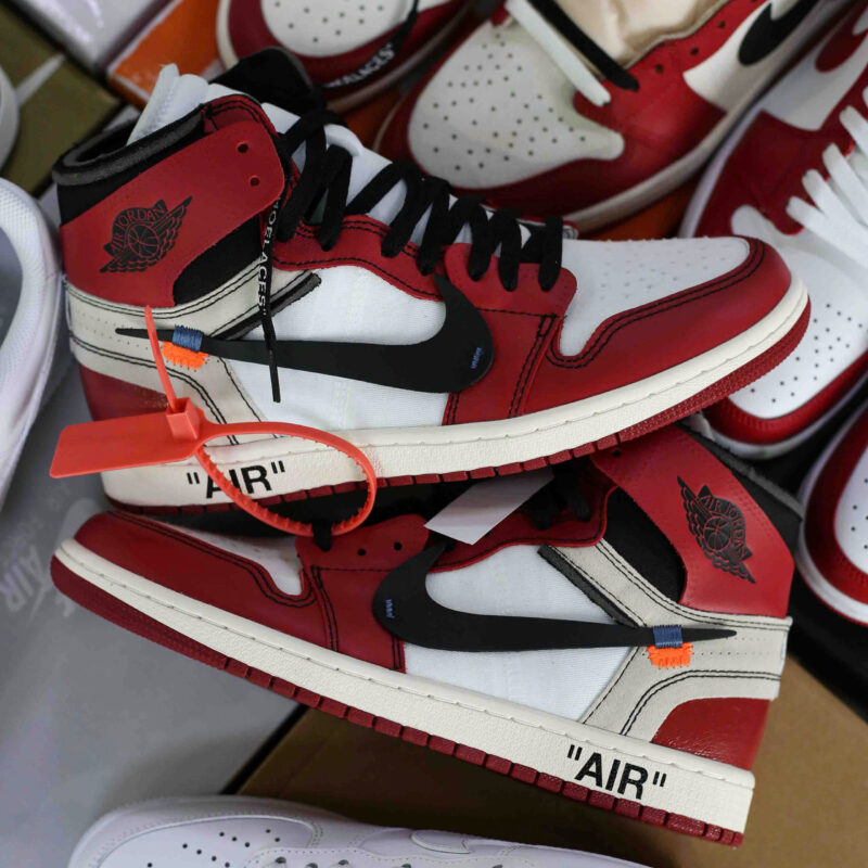 Giày Air Jordan 1 High x Off-White 'Chicago' Like Auth