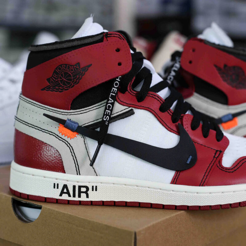 Giày Air Jordan 1 High x Off-White 'Chicago' Like Auth