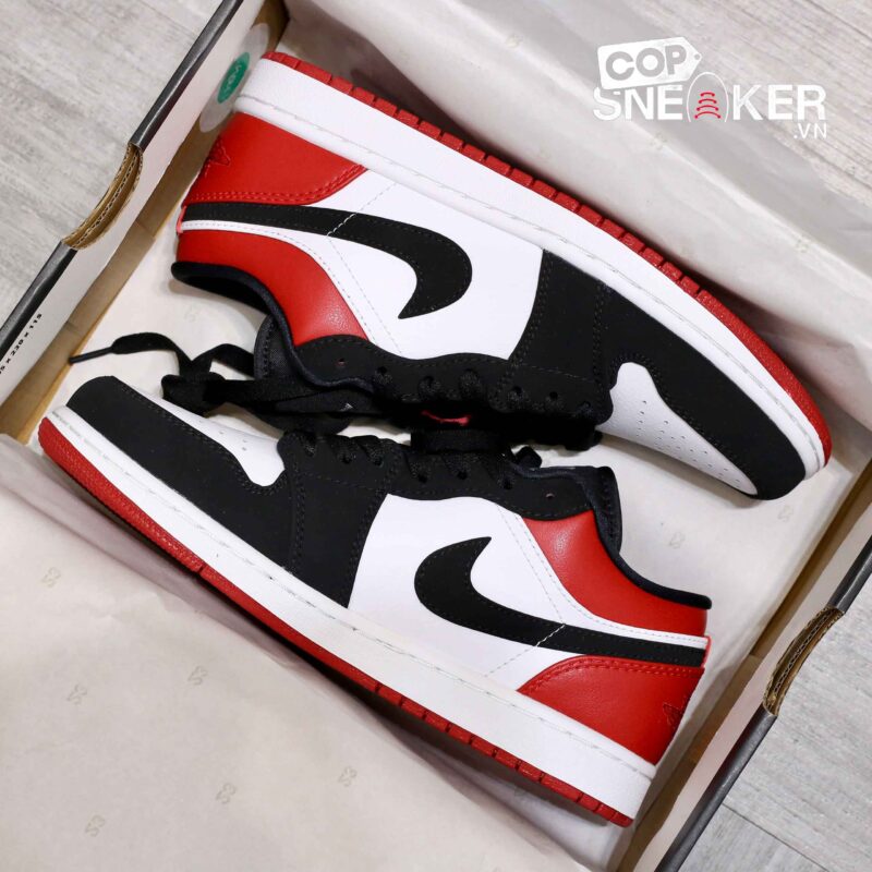 Giày Air Jordan 1 Low Black Toe Best Quality