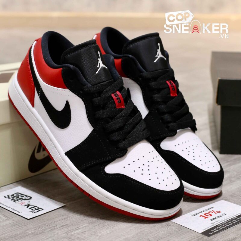 Giày Air Jordan 1 Low Black Toe Best Quality