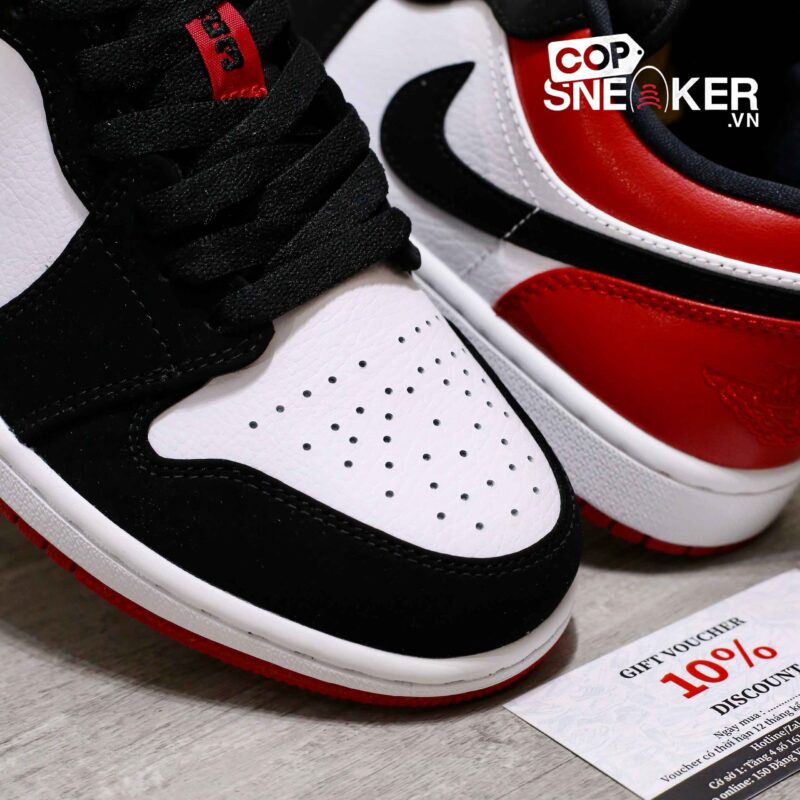 Giày Air Jordan 1 Low Black Toe Best Quality