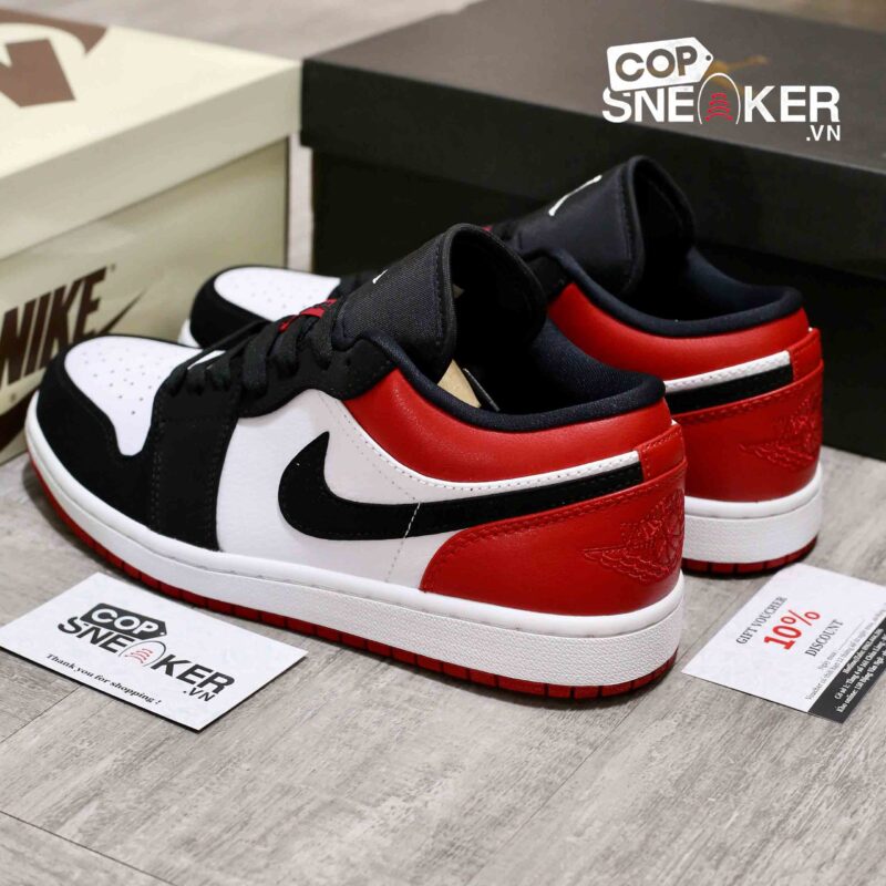 Giày Air Jordan 1 Low Black Toe Best Quality