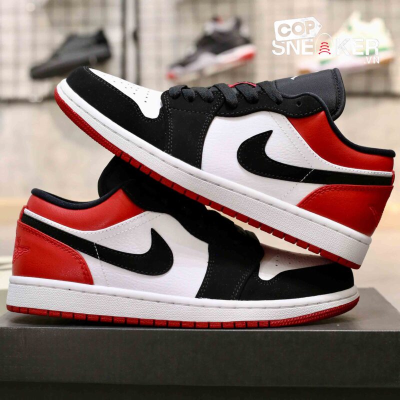 Giày Air Jordan 1 Low Black Toe Best Quality