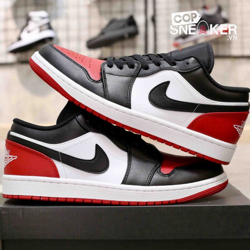 Giày Air Jordan 1 Low ‘Bred Toe’ Best Quality