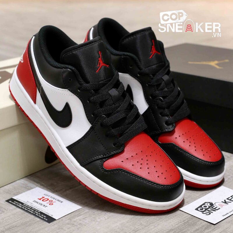 Giày Air Jordan 1 Low ‘Bred Toe’ Best Quality