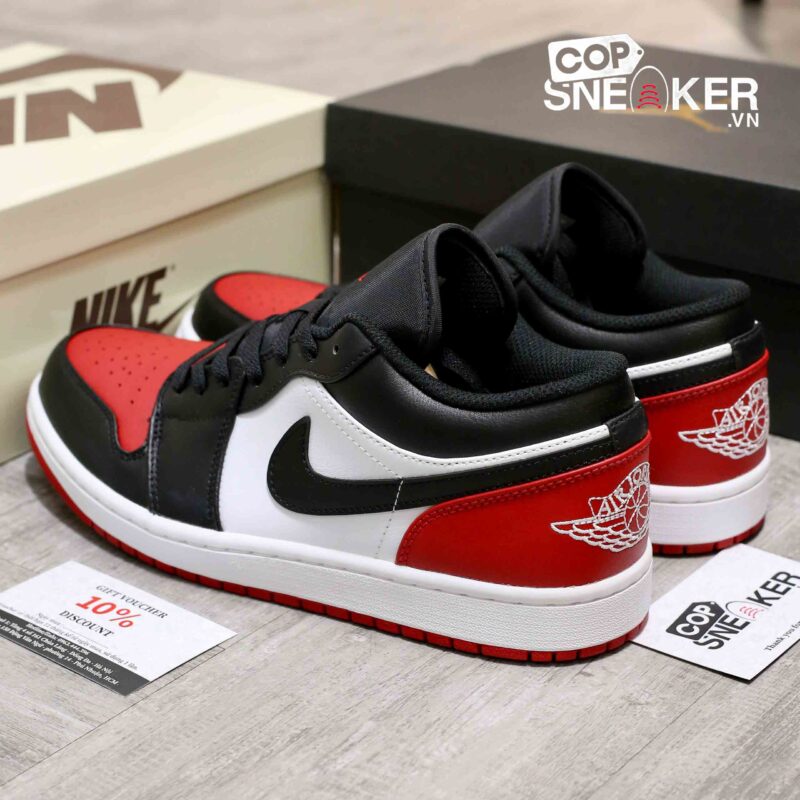 Giày Air Jordan 1 Low ‘Bred Toe’ Best Quality