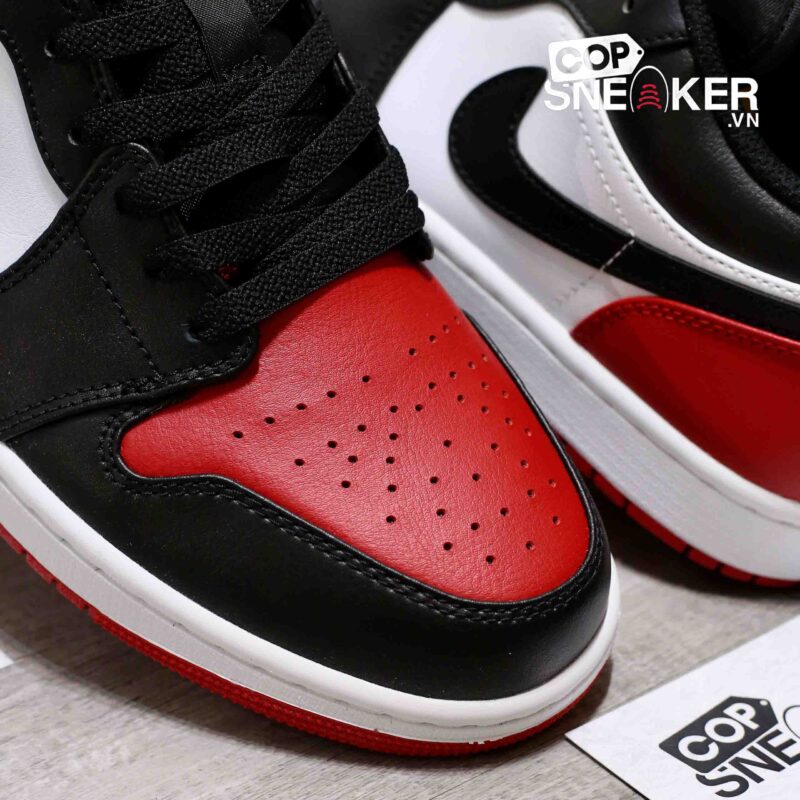 Giày Air Jordan 1 Low ‘Bred Toe’ Best Quality