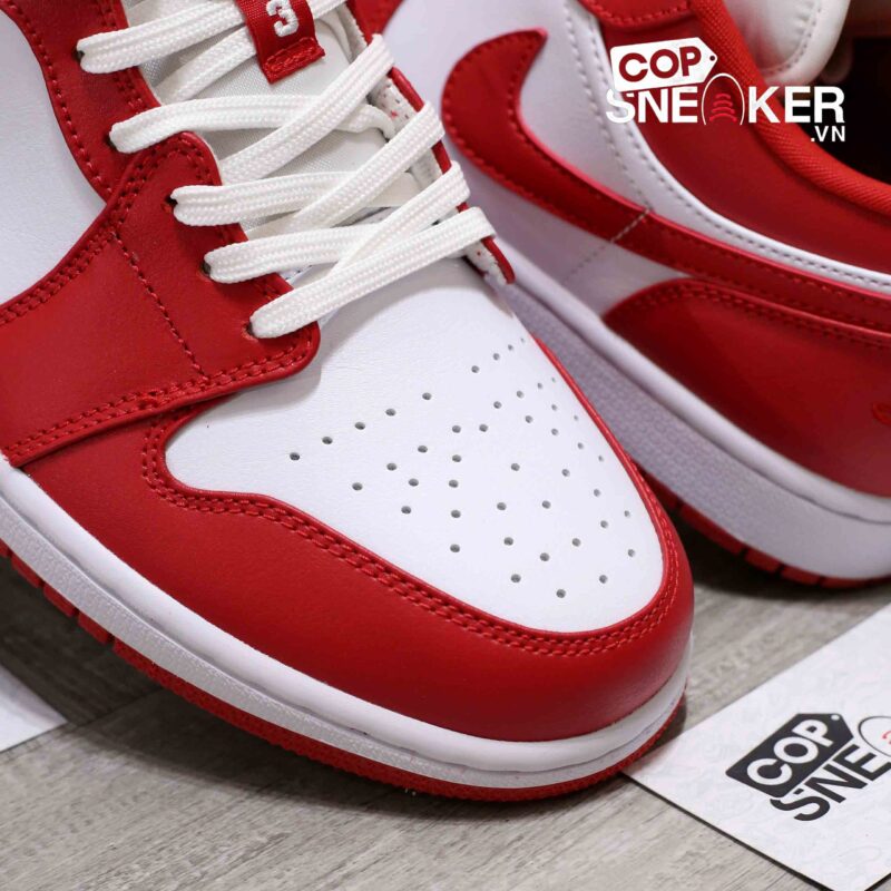 Giày Air Jordan 1 Low Gym Red White Best Quality