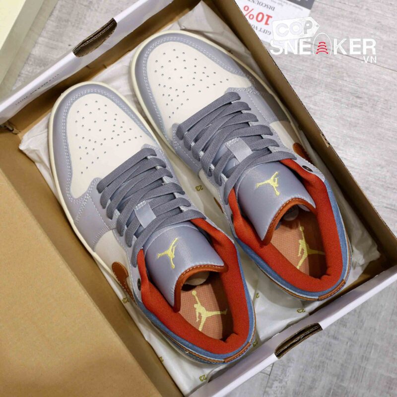 Giày Air Jordan 1 Low Phantom Denim Best Quality