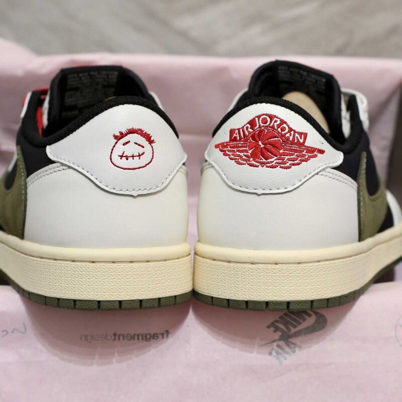 Giày Air Jordan 1 Low Travis Scott Olive Like Auth