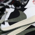 Giày Air Jordan 1 Low Travis Scott Olive Like Auth