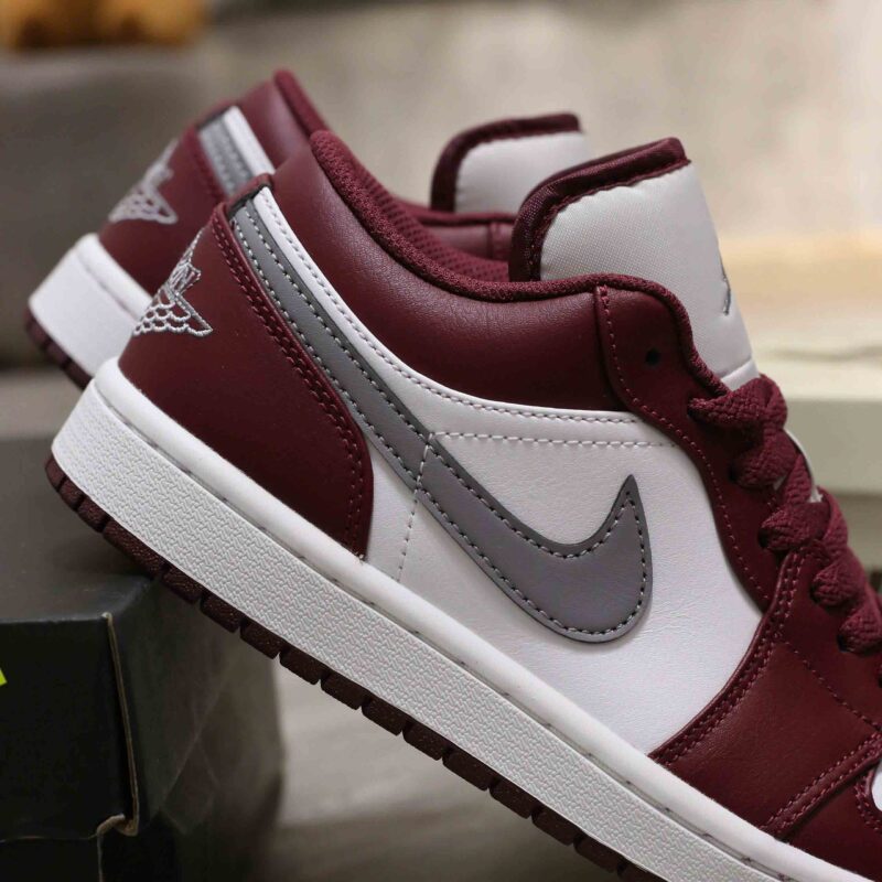 Giày Air Jordan 1 Low ‘White Bordeaux’ Best Quality