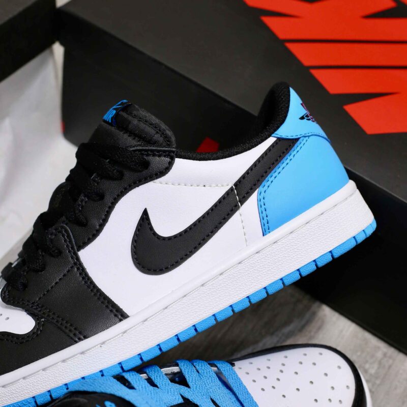 Giày Air Jordan 1 Retro Low OG - Black Dark Powder Blue Like Auth