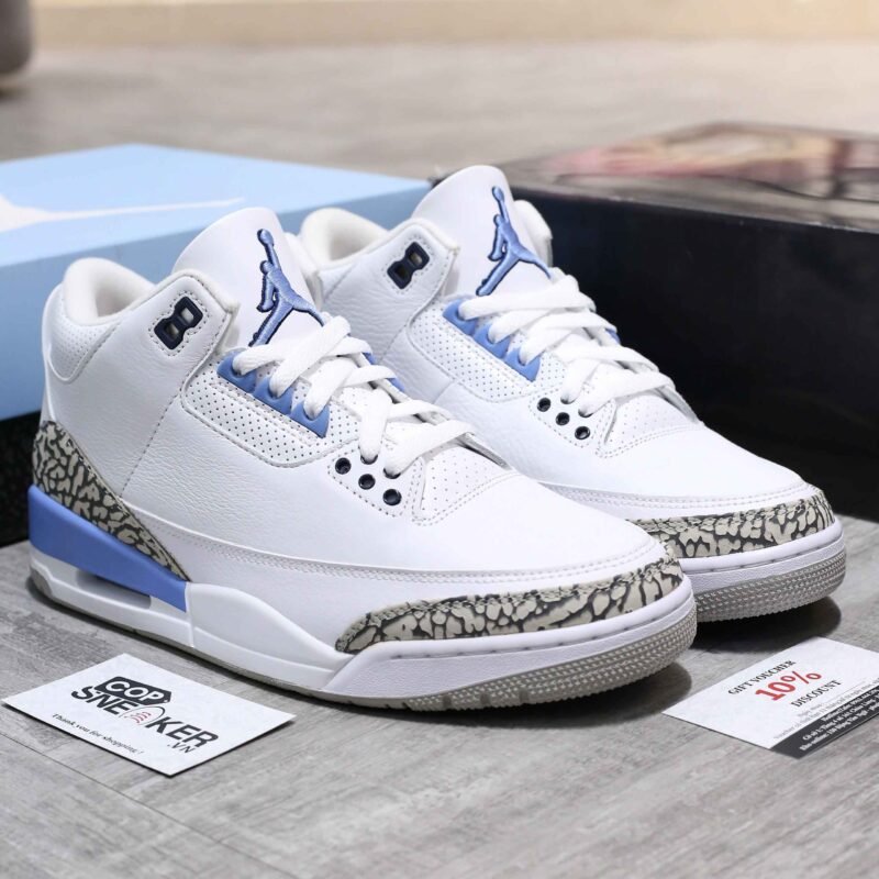 Giày Air Jordan 3 Retro UNC 2020 Best Quality