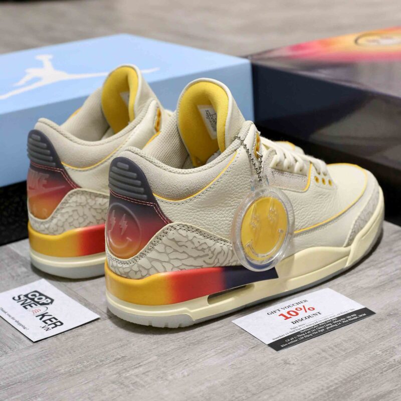 Giày Air Jordan 3 x J Balvin ‘Medellín Sunset’ Best Quality