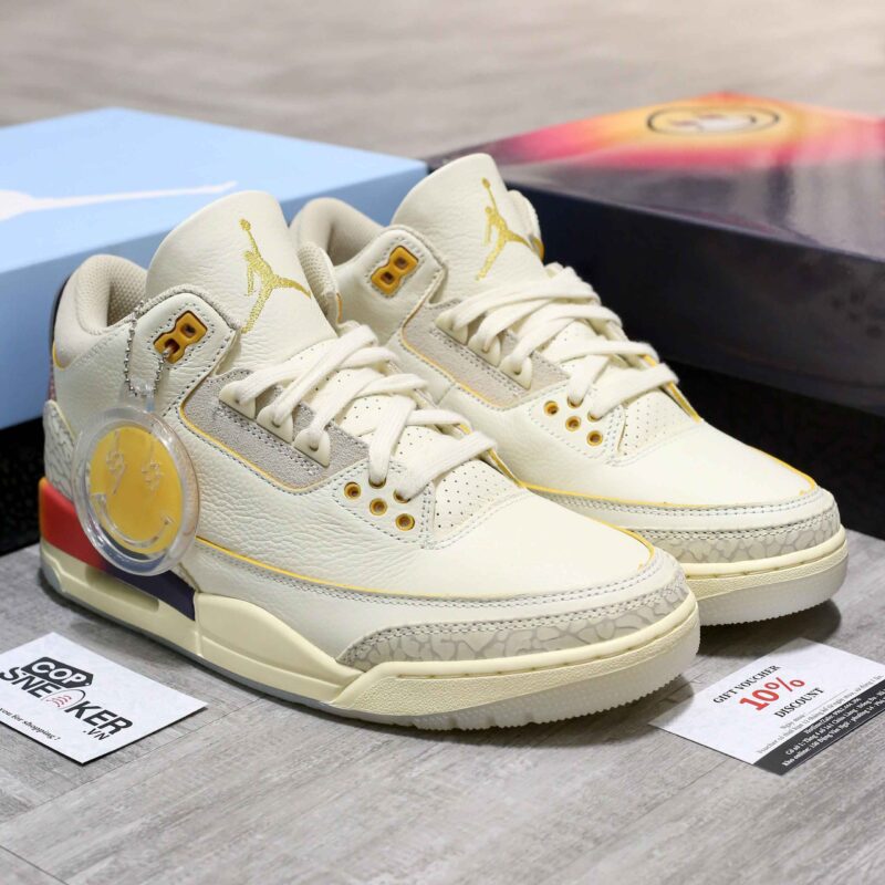 Giày Air Jordan 3 x J Balvin ‘Medellín Sunset’ Best Quality