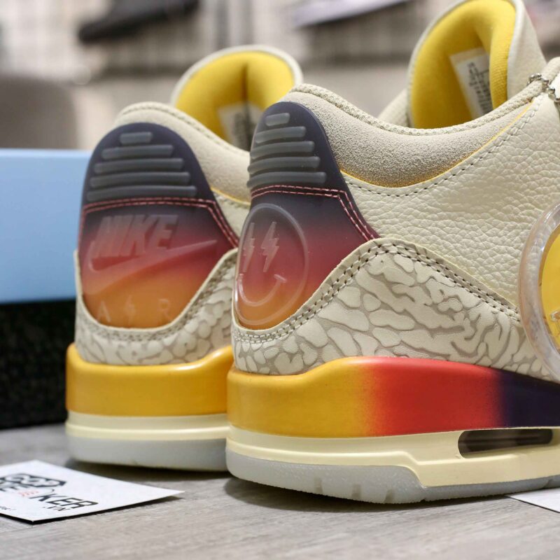 Giày Air Jordan 3 x J Balvin ‘Medellín Sunset’ Best Quality