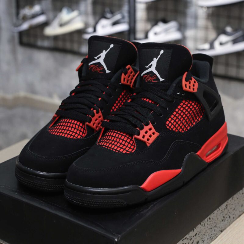 Giày Air Jordan 4 “Red Thunder” Best Quality