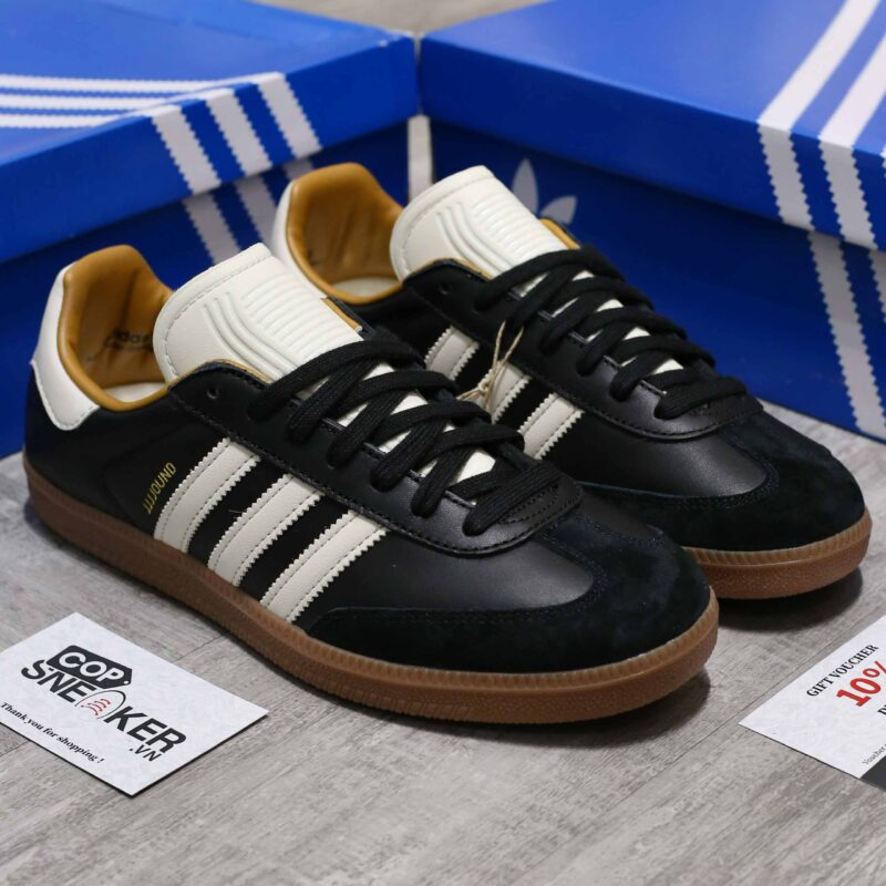 Giày JJJJound x Adidas Samba OG ‘Black’ Like Auth