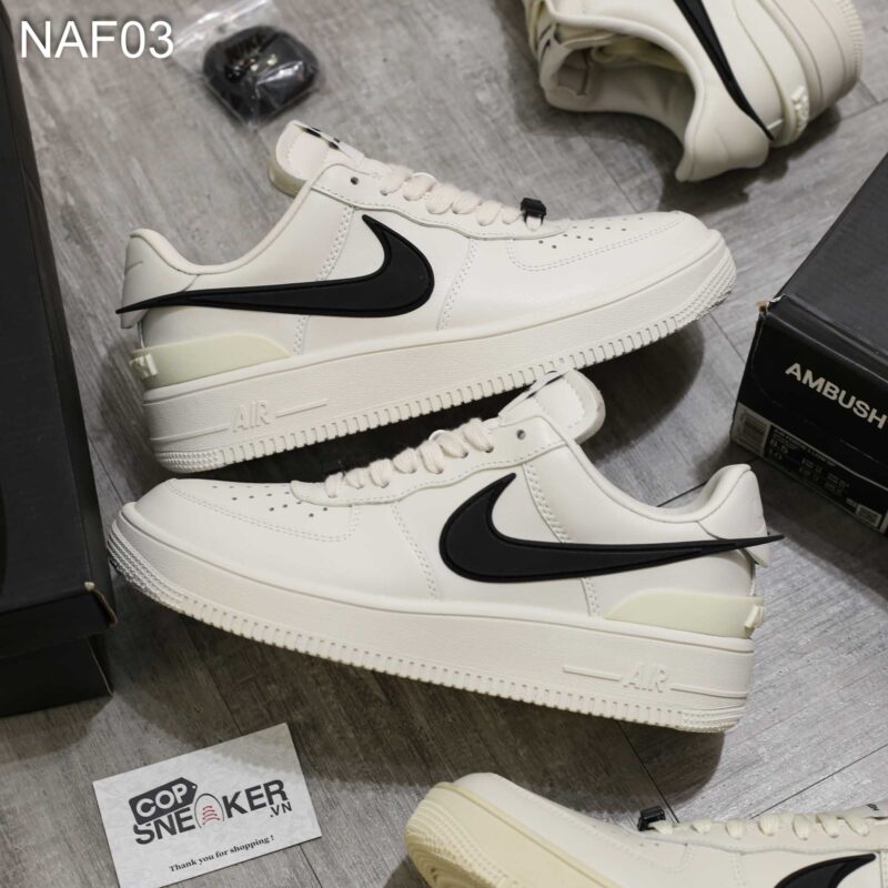 Giày Nike Air Force 1 Low SP AMBUSH Phantom Like Auth