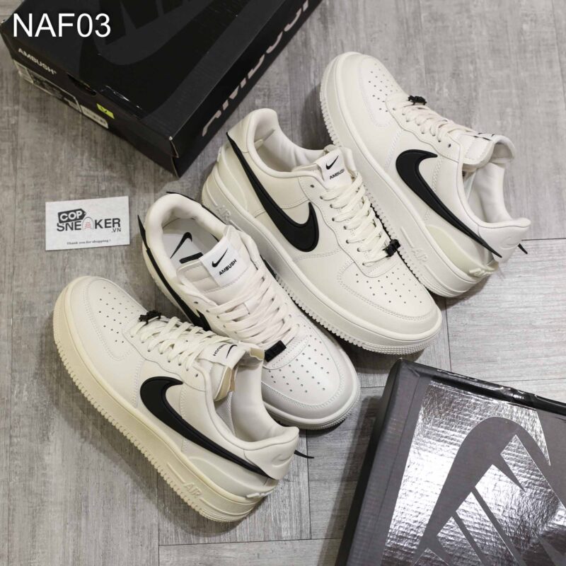 Giày Nike Air Force 1 Low SP AMBUSH Phantom Like Auth