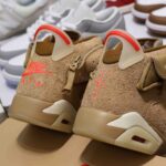 (Best Quality) Giày Air Jordan 6 Retro Travis Scott British Khaki