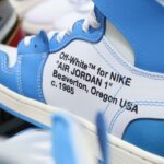 Giày Nike Air Jordan 1 Off White Blue Xanh Like Auth