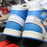 Giày Nike Air Jordan 1 Off White Blue Xanh Like Auth