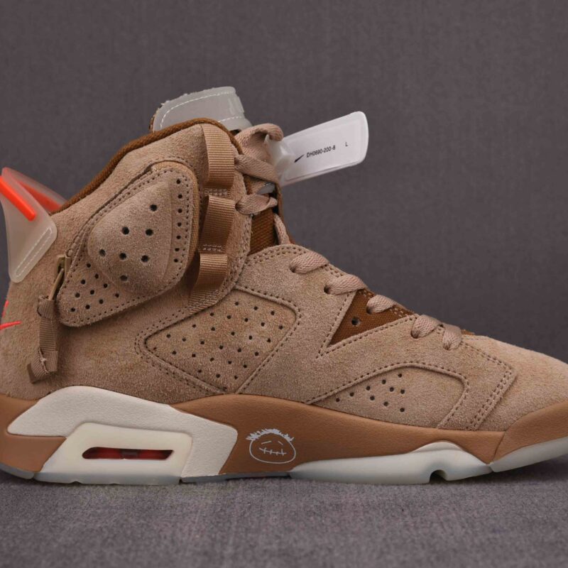 Giày Air Jordan 6 Retro Travis Scott British Khaki Best Quality