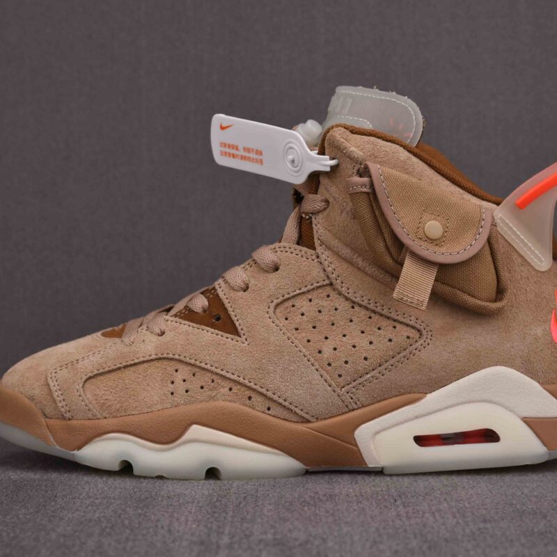 Giày Air Jordan 6 Retro Travis Scott British Khaki Best Quality