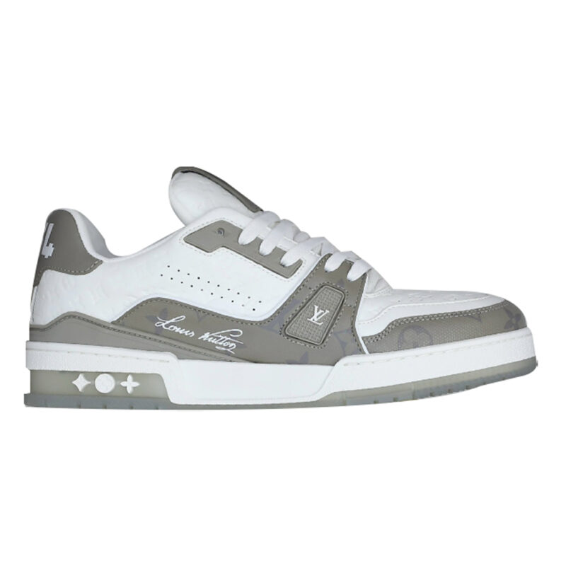 Giày Louis Vuiton #54 Trainer Arch Light Grey White Like Auth