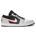 (BEST) Air Jordan 1 Low 'BLACK GREY PINK'
