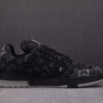 (BEST) Louis Vuitton LV Trainer Black Denim Monogram 'BLACK'