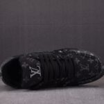 (BEST) Louis Vuitton LV Trainer Black Denim Monogram 'BLACK'