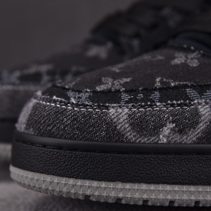 (BEST) Louis Vuitton LV Trainer Black Denim Monogram 'BLACK'