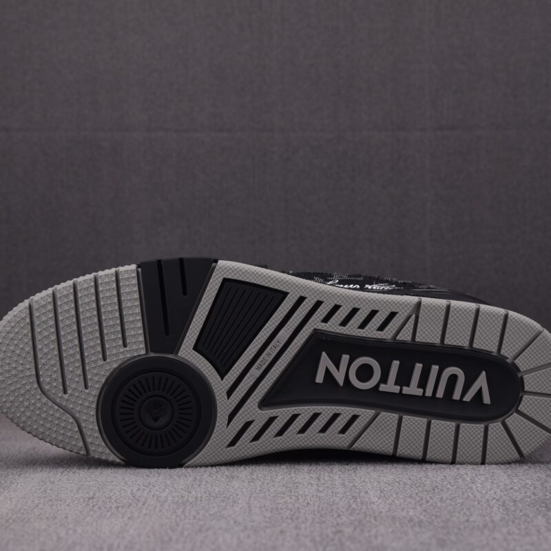 (BEST) Louis Vuitton LV Trainer Black Denim Monogram 'BLACK'