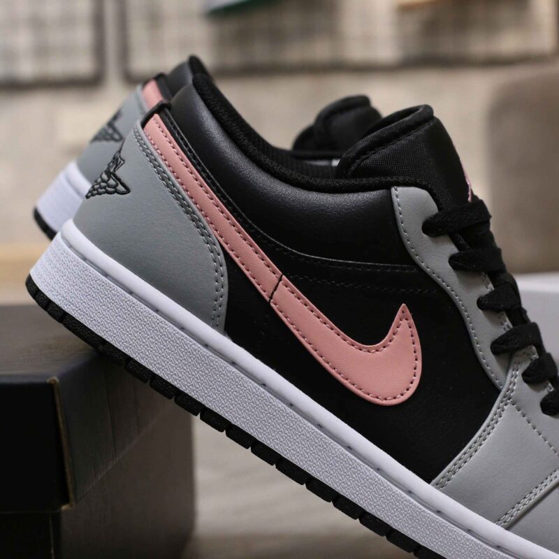 Giày Nike Air Jordan 1 Low 'Grey Fog Bleached Coral' Like Auth